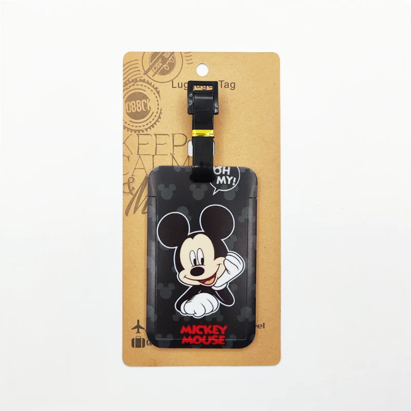 Mickey Minnie Luggage Label Women Travel Luggage Tag Disney Suitcase ID Address Holder Baggage Boarding Portable Suitcase Ticket Mickey Minnie Luggage Label Women Travel Luggage Tag Disney Suitcase ID Address Holder Baggage Boarding Portable Suitcase Ticket
