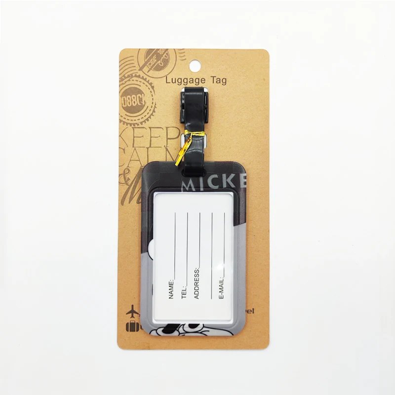 Mickey Minnie Luggage Label Women Travel Luggage Tag Disney Suitcase ID Address Holder Baggage Boarding Portable Suitcase Ticket Mickey Minnie Luggage Label Women Travel Luggage Tag Disney Suitcase ID Address Holder Baggage Boarding Portable Suitcase Ticket