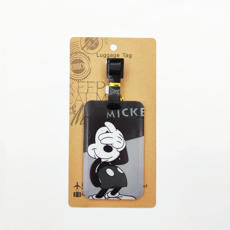 Mickey Minnie Luggage Label Women Travel Luggage Tag Disney Suitcase ID Address Holder Baggage Boarding Portable Suitcase Ticket Mickey Minnie Luggage Label Women Travel Luggage Tag Disney Suitcase ID Address Holder Baggage Boarding Portable Suitcase Ticket