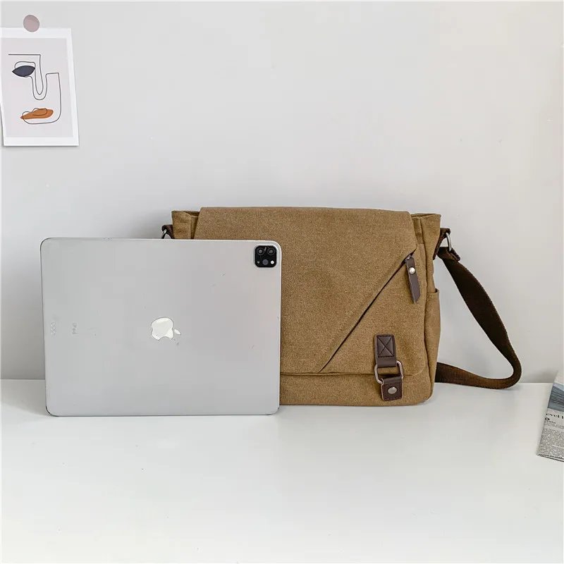 Men Briefcase Crossbody Shoulder Bags Large Male Messenger Bags Boy Canvas Bags for Travel Business Books School Casual Black Men Briefcase Crossbody Shoulder Bags Large Male Messenger Bags Boy Canvas Bags for Travel Business Books School Casual Black