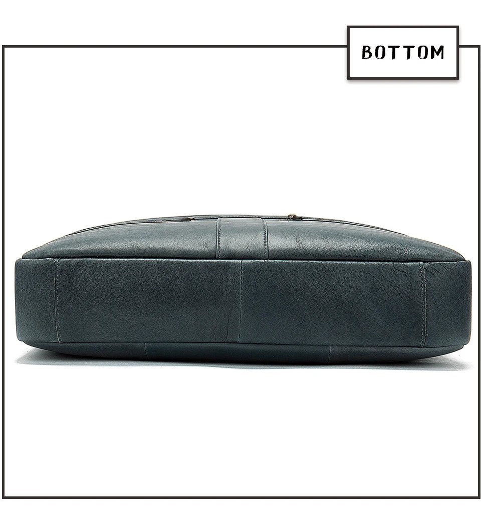 Men's Briefcases Men's Bags Genuine Leather Lawyer/Office Bag Laptop Bag Men's Leather Briefcases Bag for Documents