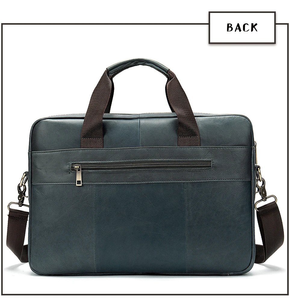Men's Briefcases Men's Bags Genuine Leather Lawyer/Office Bag Laptop Bag Men's Leather Briefcases Bag for Documents