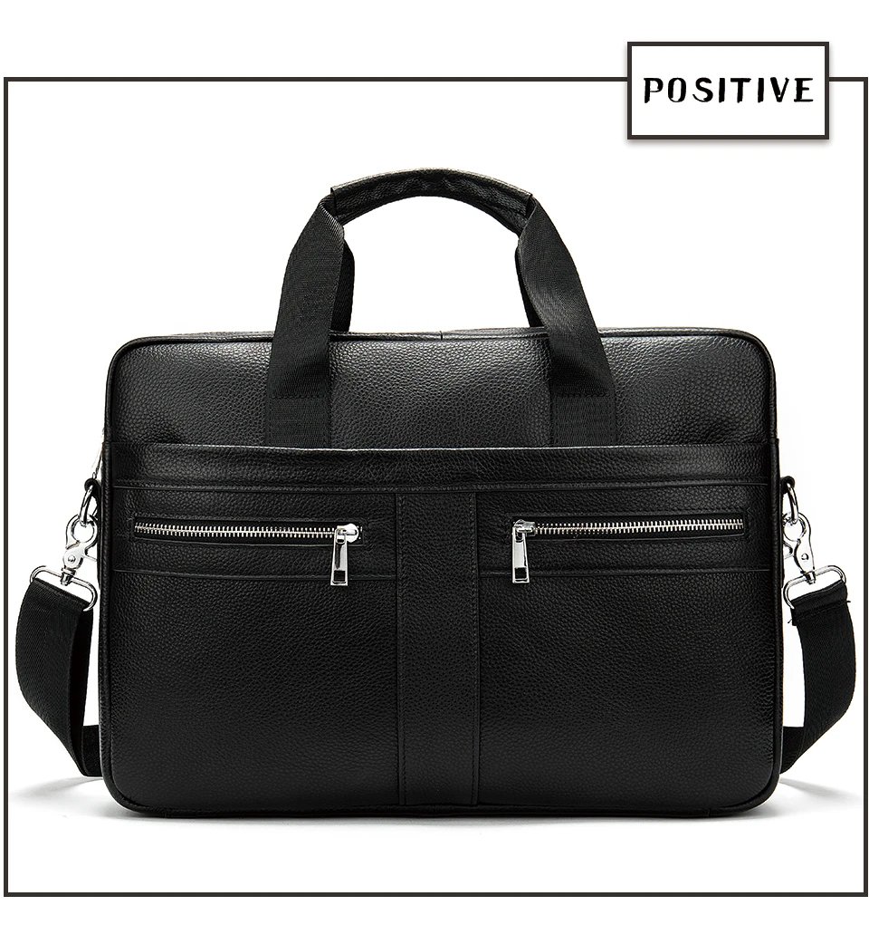 Men's Briefcases Men's Bags Genuine Leather Lawyer/Office Bag Laptop Bag Men's Leather Briefcases Bag for Documents