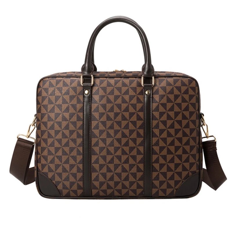 Brand Bag Copy Women's Laptop Bag for Men Suitcase Men's Executive Briefcase Replica Brand Bags 2023 Handbag Man Leather Genuine