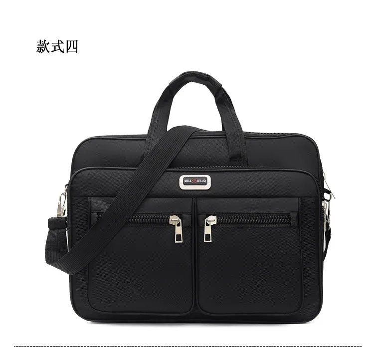 Large Capacity Men's Briefcase Multifunction Oxford 14