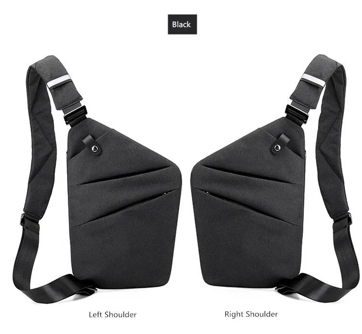 men ultra thin anti-theft small chest bag mini cross body bags male one shoulder sling bag for travel boy sports bag