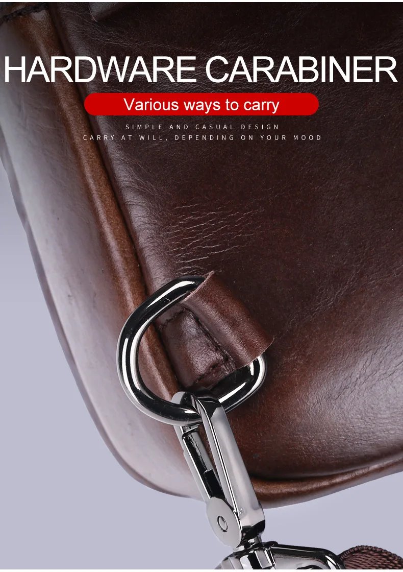 2023 The Latest Men's Leather Chest Bag Large Capacity Casual Men's Messenger Bag Classic Leather Chest Bag XB 127 2023 The Latest Men's Leather Chest Bag Large Capacity Casual Men's Messenger Bag Classic Leather Chest Bag XB 127
