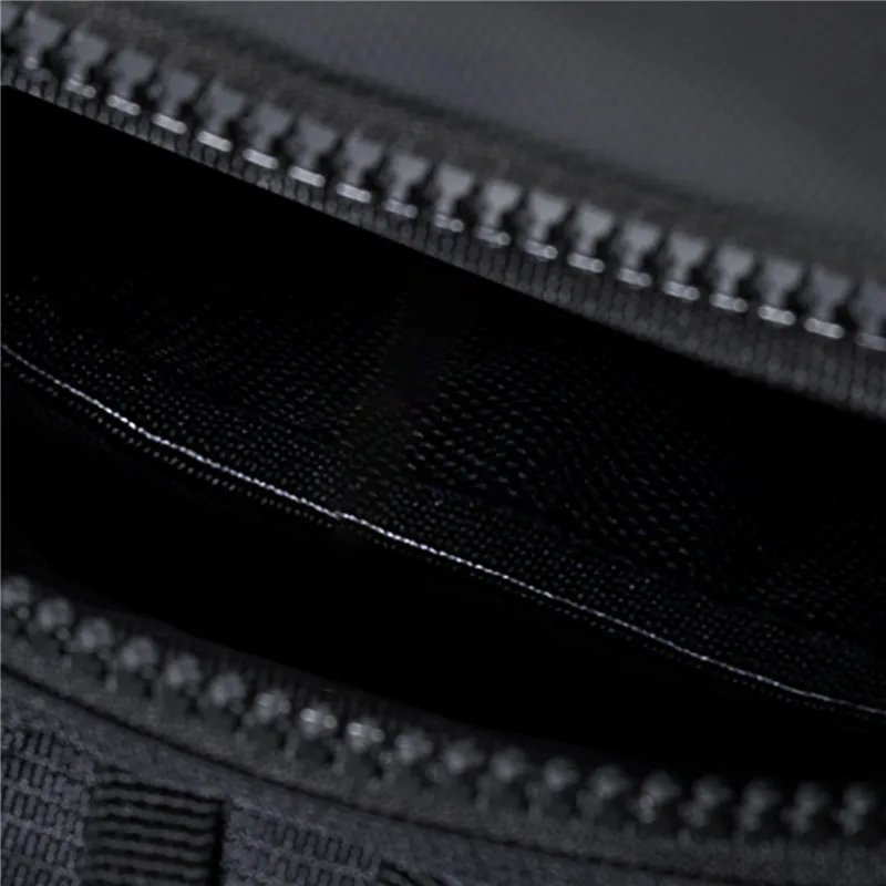 Casual Men Shoulder Chest Bag Nylon Waterproof Outdoor Sport Running Cycling Belt Bag Large Capacity Travel Phone Pouch Bag