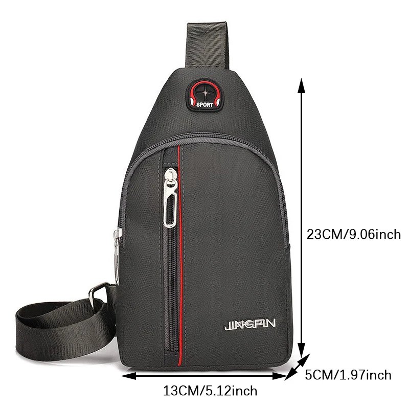 OutDoor Travel Fashion Mens CrossBorder Small Chest Polyester Shoulder Bag Trend Leisure