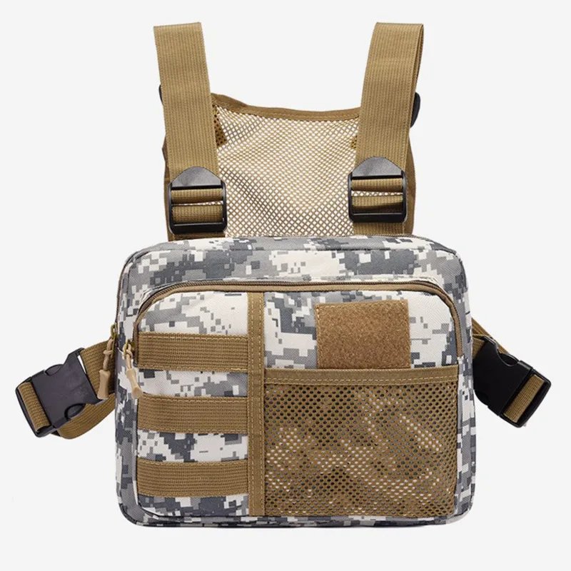 Multi-function Tactical Vest Unisex Chest Rig Bag Fashion Men's Hip-hop Streetwear Chest Bags Waterproof Oxford Sport Backpack Multi-function Tactical Vest Unisex Chest Rig Bag Fashion Men's Hip-hop Streetwear Chest Bags Waterproof Oxford Sport Backpack