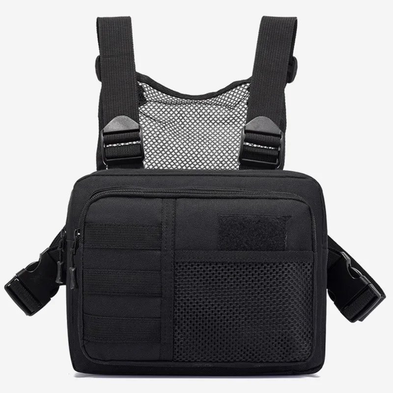 Multi-function Tactical Vest Unisex Chest Rig Bag Fashion Men's Hip-hop Streetwear Chest Bags Waterproof Oxford Sport Backpack Multi-function Tactical Vest Unisex Chest Rig Bag Fashion Men's Hip-hop Streetwear Chest Bags Waterproof Oxford Sport Backpack