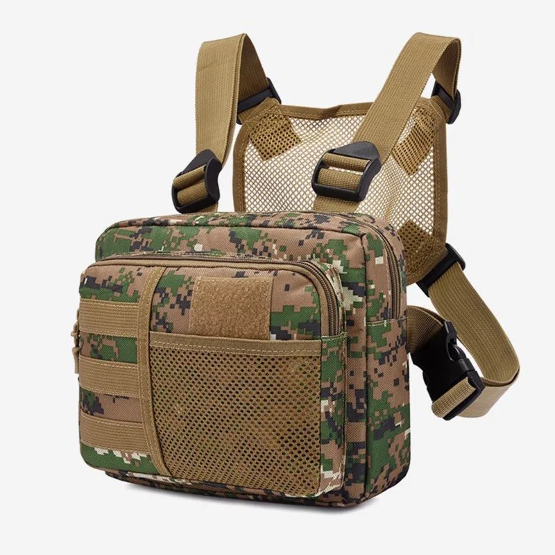 Multi-function Tactical Vest Unisex Chest Rig Bag Fashion Men's Hip-hop Streetwear Chest Bags Waterproof Oxford Sport Backpack Multi-function Tactical Vest Unisex Chest Rig Bag Fashion Men's Hip-hop Streetwear Chest Bags Waterproof Oxford Sport Backpack