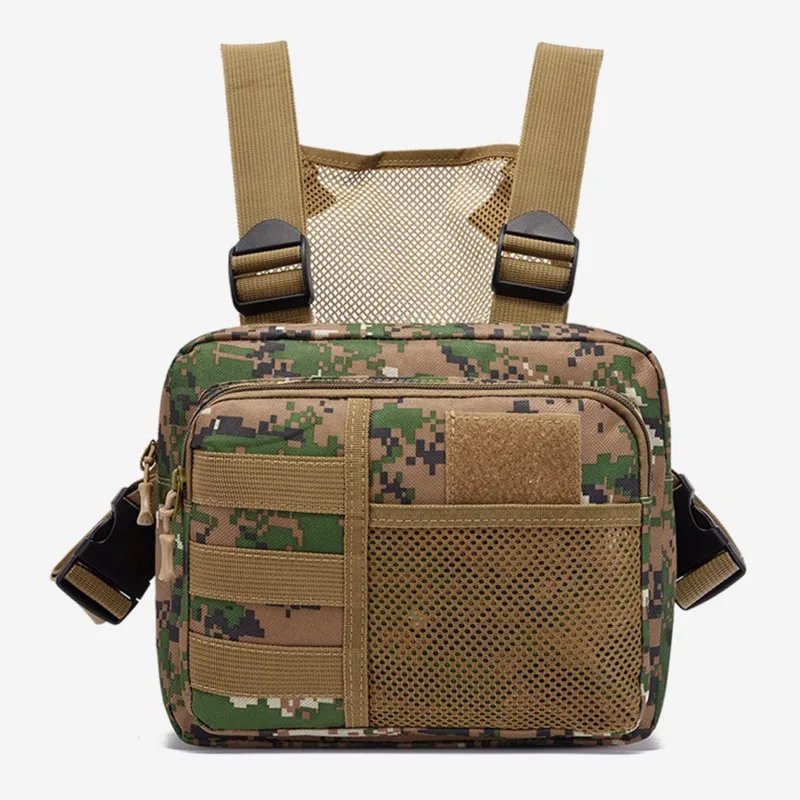 Multi-function Tactical Vest Unisex Chest Rig Bag Fashion Men's Hip-hop Streetwear Chest Bags Waterproof Oxford Sport Backpack Multi-function Tactical Vest Unisex Chest Rig Bag Fashion Men's Hip-hop Streetwear Chest Bags Waterproof Oxford Sport Backpack