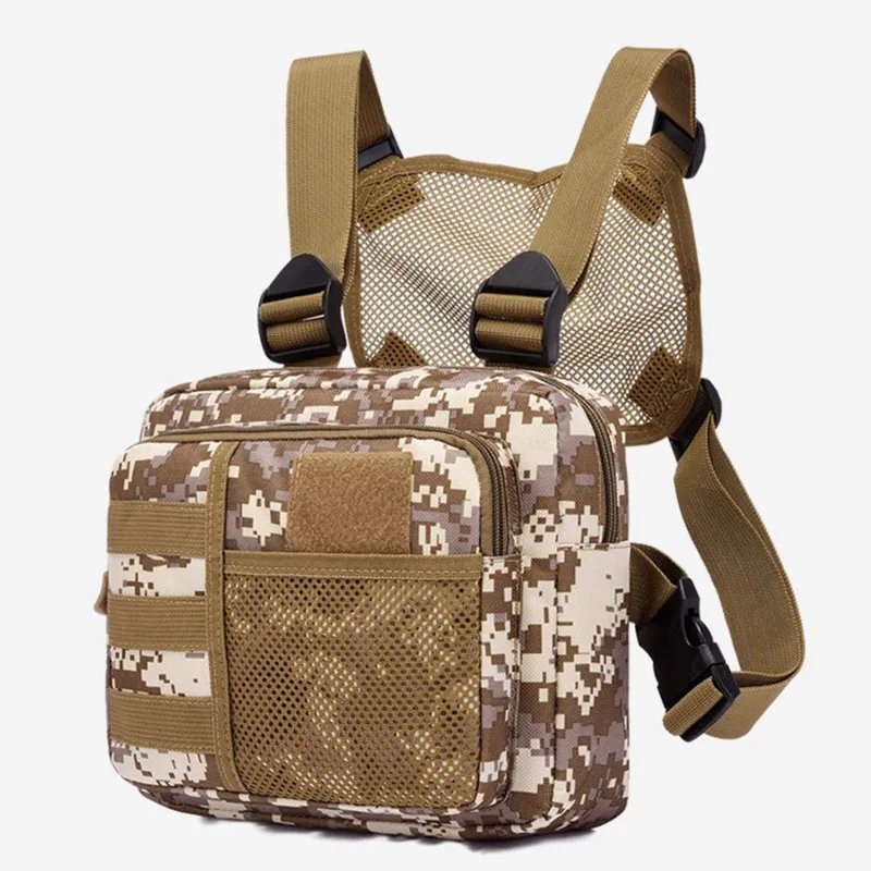 Multi-function Tactical Vest Unisex Chest Rig Bag Fashion Men's Hip-hop Streetwear Chest Bags Waterproof Oxford Sport Backpack Multi-function Tactical Vest Unisex Chest Rig Bag Fashion Men's Hip-hop Streetwear Chest Bags Waterproof Oxford Sport Backpack
