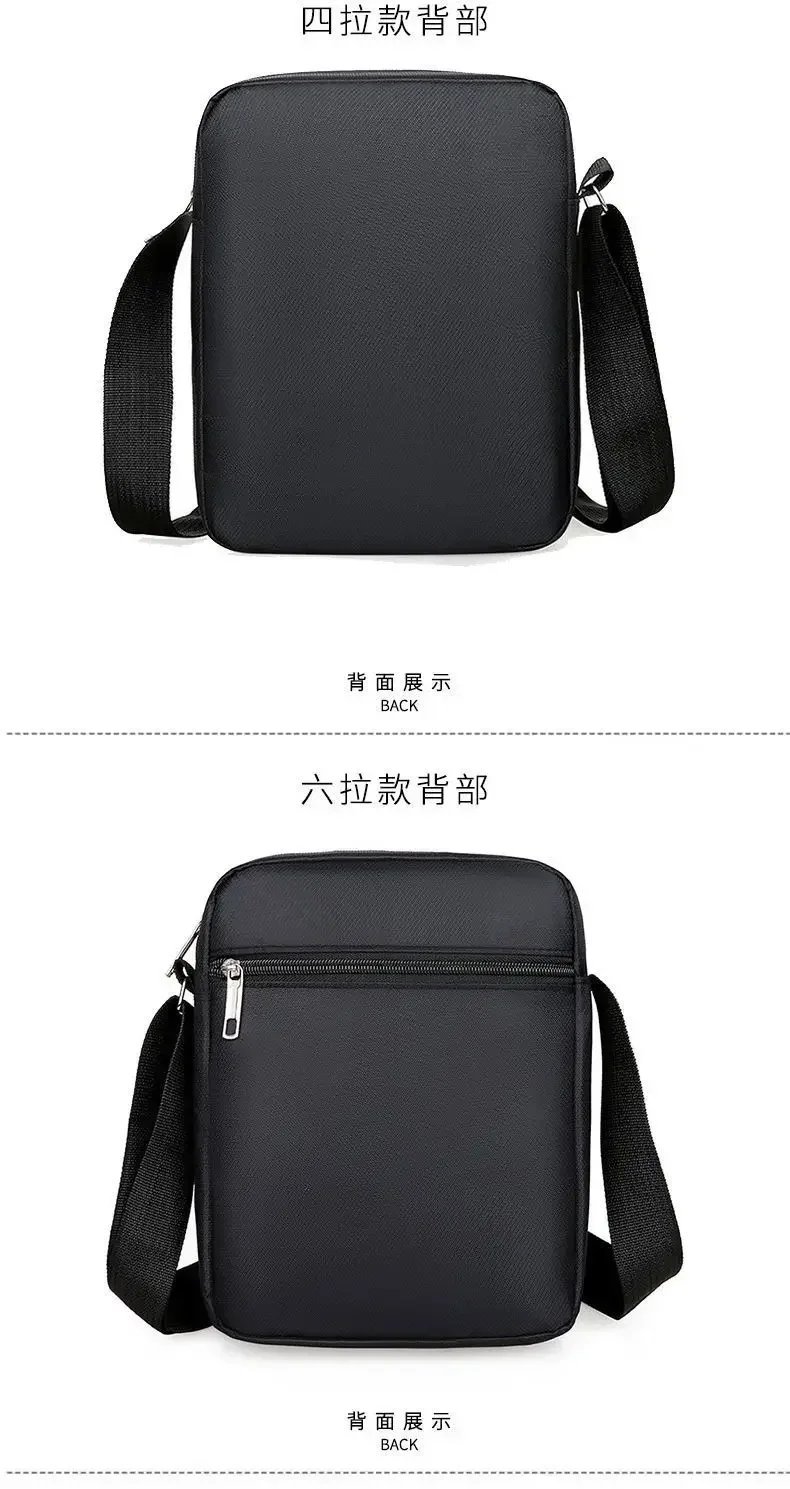 Men Nylon Shoulder Bag Messenger Bag Casual Waterproof Nylon Zipper Pocket Handbag Fashion Tote Travel Male Crossbody Bags