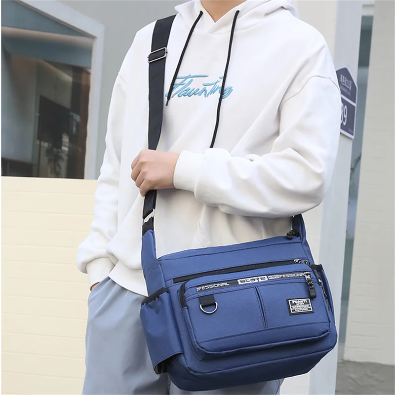 2023 Men's Messenger Bag Crossbody Shoulder Bags Men Small Sling Pack For Work Business Waterproof Oxford Packs Satchel Purse
