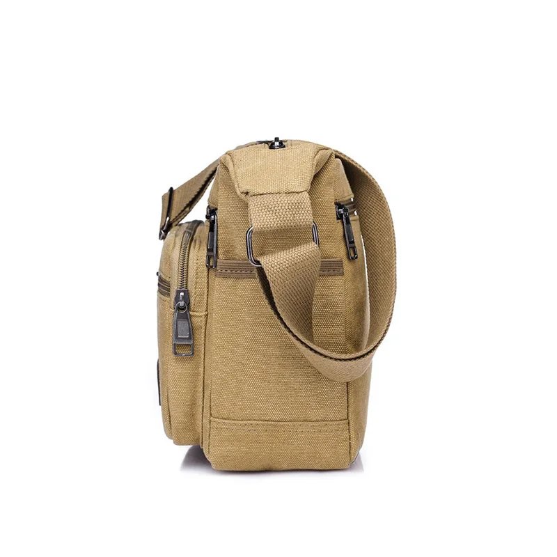 Men Canvas Shoulder Bags Casual Tote Travel Men's Crossbody Bag Luxury Messenger Bags Fashion High Quality Handbag