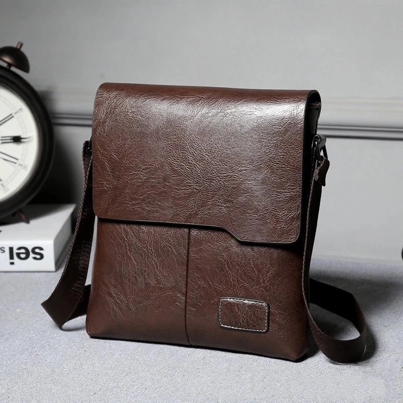 Newest Man Messenger Bag Men Pu Leather Shoulder Bags Business Crossbody Casual Bag Vintage Handbag Free Shipping