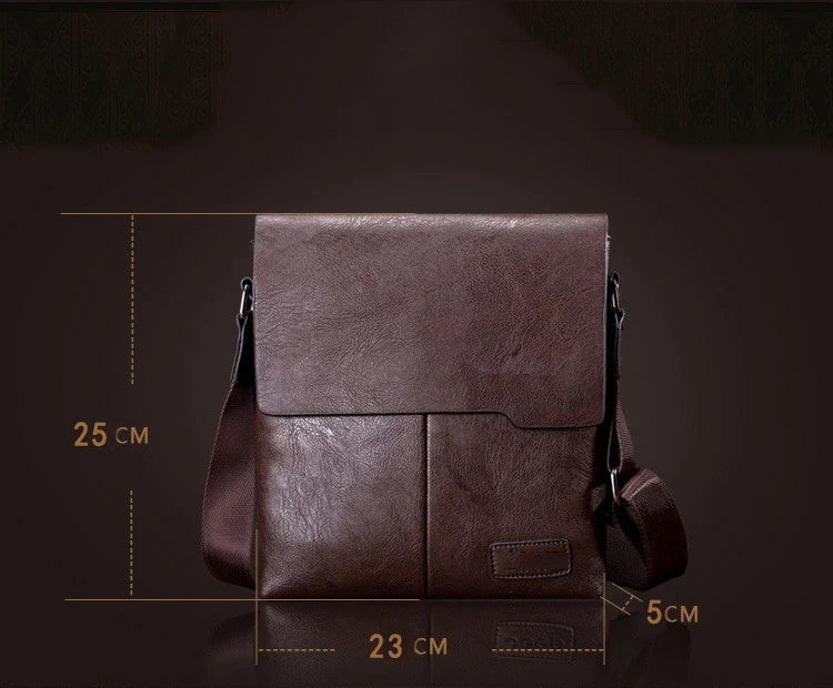 Newest Man Messenger Bag Men Pu Leather Shoulder Bags Business Crossbody Casual Bag Vintage Handbag Free Shipping