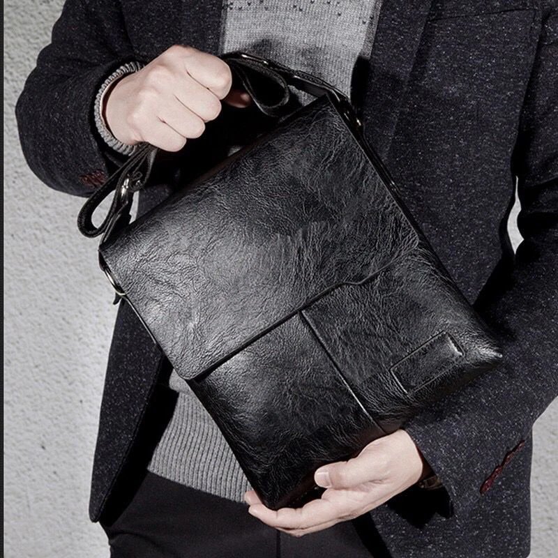 Newest Man Messenger Bag Men Pu Leather Shoulder Bags Business Crossbody Casual Bag Vintage Handbag Free Shipping