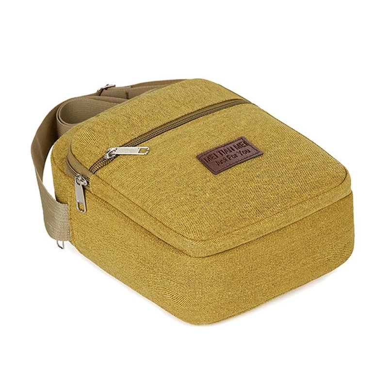 Men Canvas Shoulder Bags Casual Tote Travel Men's Crossbody Bag Luxury Messenger Bags Multi Pocket Bag Men Purses And Handbags