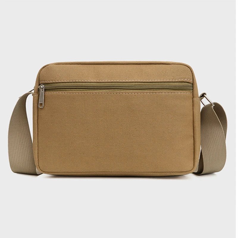 Men Canvas Shoulder Bags Casual Tote Travel Men's Crossbody Bag Luxury Messenger Bags Multi Pocket Bag Men Purses And Handbags