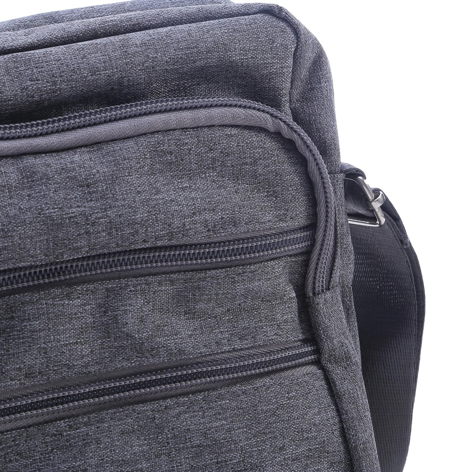 Men's Shoulder Bag Business Leisure Large Capacity Portable Handbag Zipper Multi Layer Waterproof Summer Male's Crossbody Bags