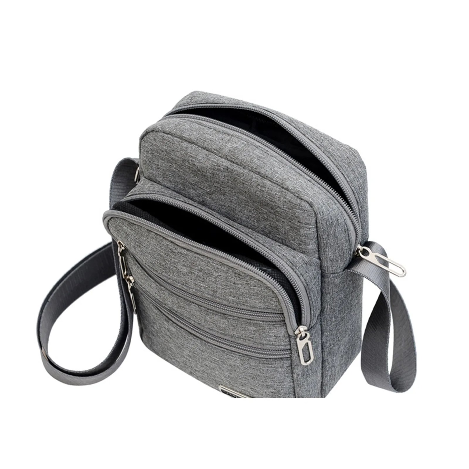 Men's Shoulder Bag Business Leisure Large Capacity Portable Handbag Zipper Multi Layer Waterproof Summer Male's Crossbody Bags