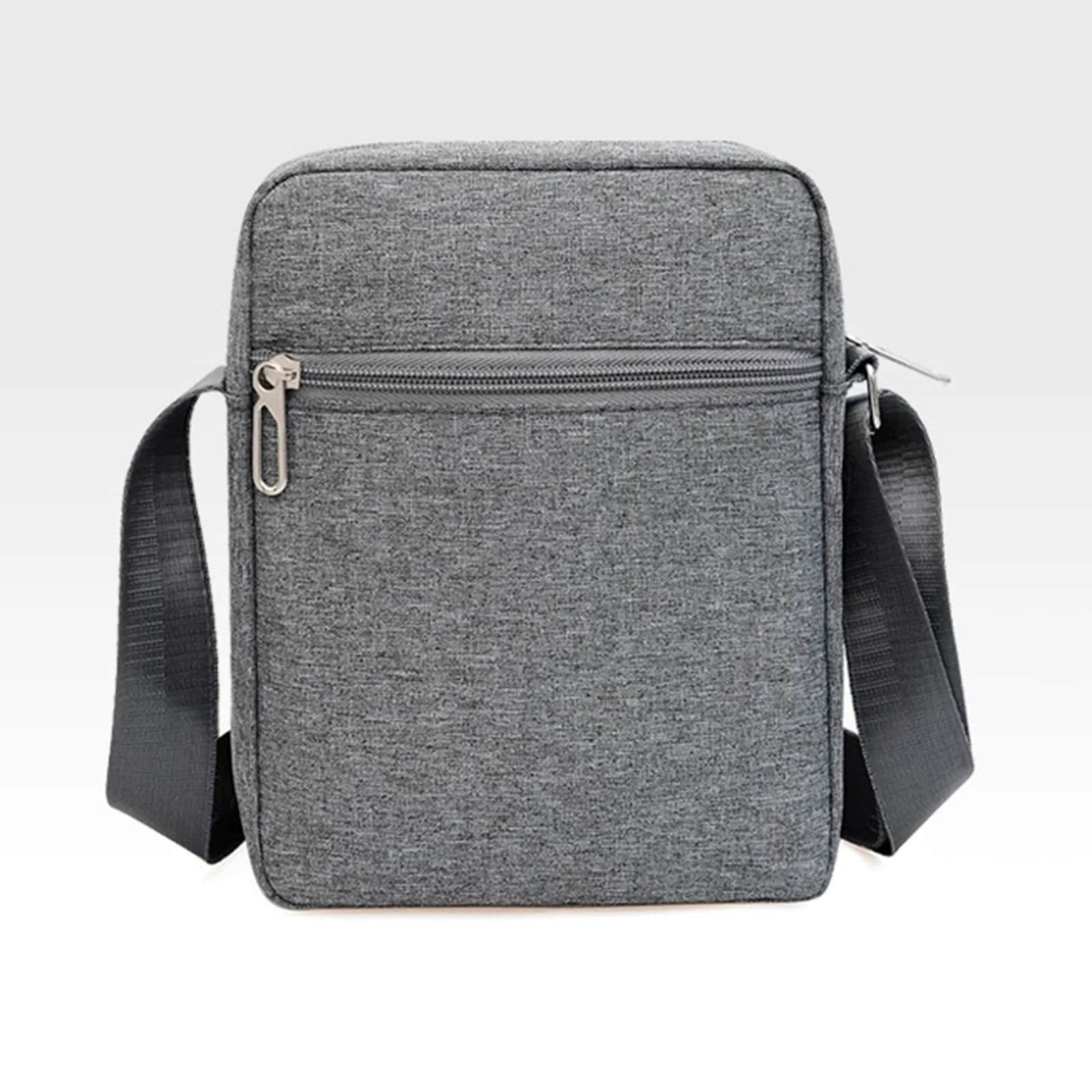 Men's Shoulder Bag Business Leisure Large Capacity Portable Handbag Zipper Multi Layer Waterproof Summer Male's Crossbody Bags