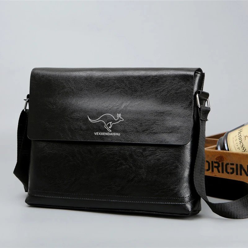 Luxury Brand Men Sling Bag Leather Side Shoulder Bag For Men Husband Gift Business Messenger Crossbody Bag Male Handbag