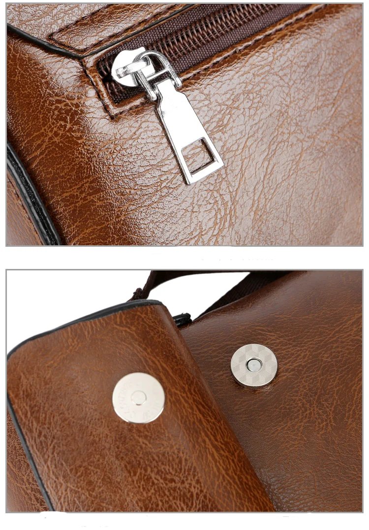 Luxury Brand Men Sling Bag Leather Side Shoulder Bag For Men Husband Gift Business Messenger Crossbody Bag Male Handbag