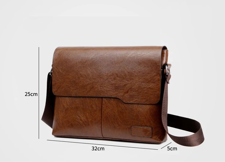 Luxury Brand Men Sling Bag Leather Side Shoulder Bag For Men Husband Gift Business Messenger Crossbody Bag Male Handbag