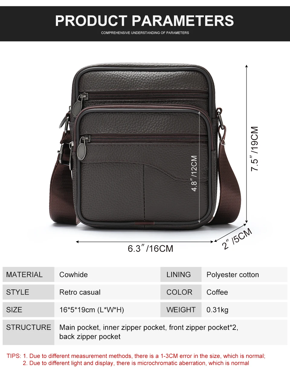 Hot-sale Men's Shoulder Bags Casual Messenger Bag Genuine Leather Gift for Man Hot-sale Men's Shoulder Bags Casual Messenger Bag Genuine Leather Gift for Man