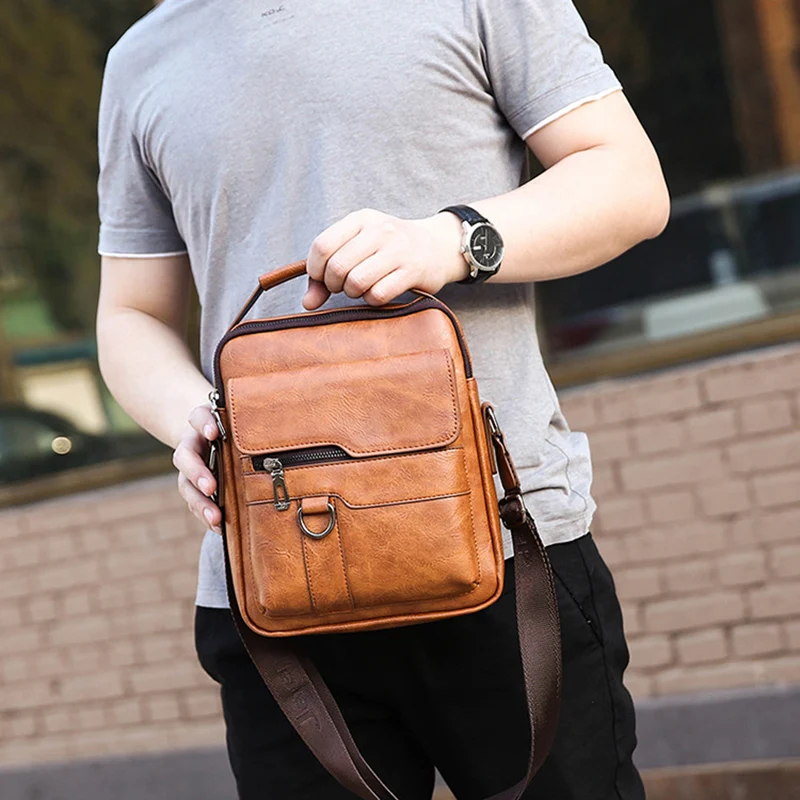 Men's Business Briefcase Vintage Shoulder Bag Men's Business Briefcase Vintage Shoulder Bag