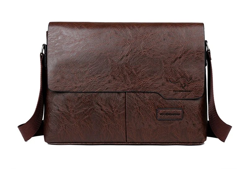 Luxury Brand Men Shoulder Bag For IPAD Leather Business Handbag Men Messenger Bag Large Side Sling Bag Fashion Man Crossbody Bag