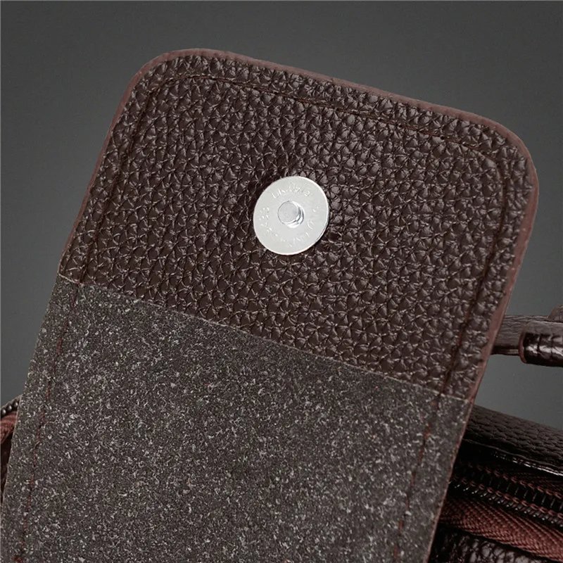 2023 Brand Men Shoulder Bag for 10.4 inches Ipad PU Leather Business Handbags Men Messenger Bags Fashion Man Crossbody Bag