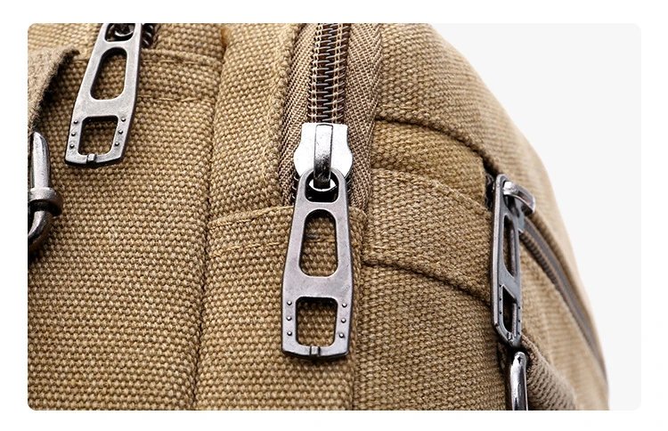 Shoulder Bag Men's New Korean Style Canvas Messenger Bag Outdoor Leisure Travel Portable Shoulder Bag Purse Handbag