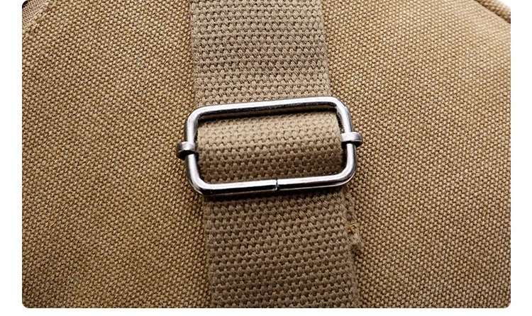 Shoulder Bag Men's New Korean Style Canvas Messenger Bag Outdoor Leisure Travel Portable Shoulder Bag Purse Handbag