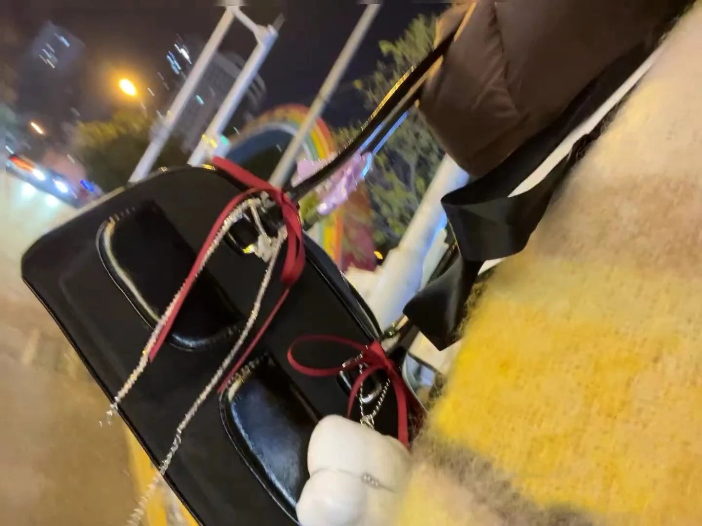 Korean Fashion Womens Shoulder Bag Pure Black Faux Suede Bowling Handbag Casual Luxury Vintage 2024 New Boston Tote Bag