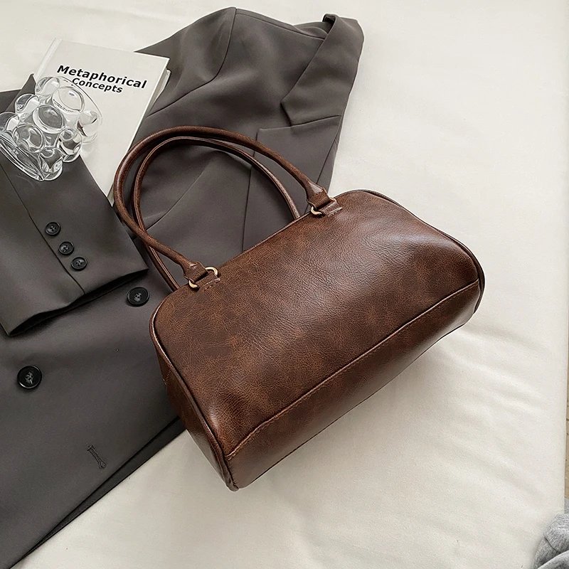 Small Double Pockets Shoulder Bags for Women 2023 New Fashion Trend Designer Underarm Bag Female Handbags and Purses