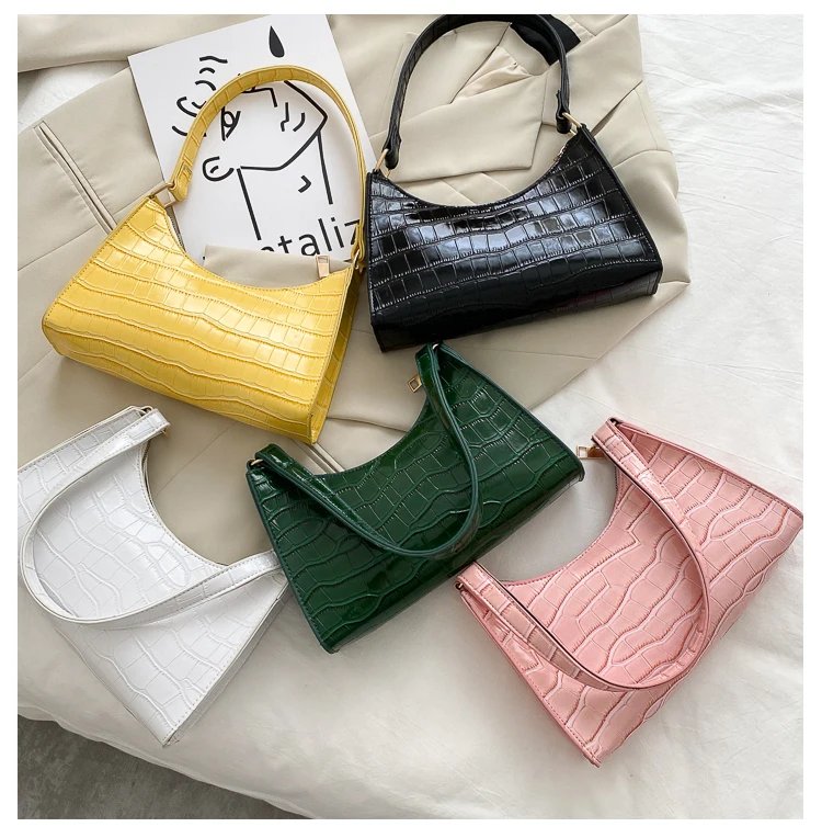 Fashion Women's Bag Retro Casual Women Totes Shoulder Bags Female Leather Solid Color Chain Handbags for Women сумки