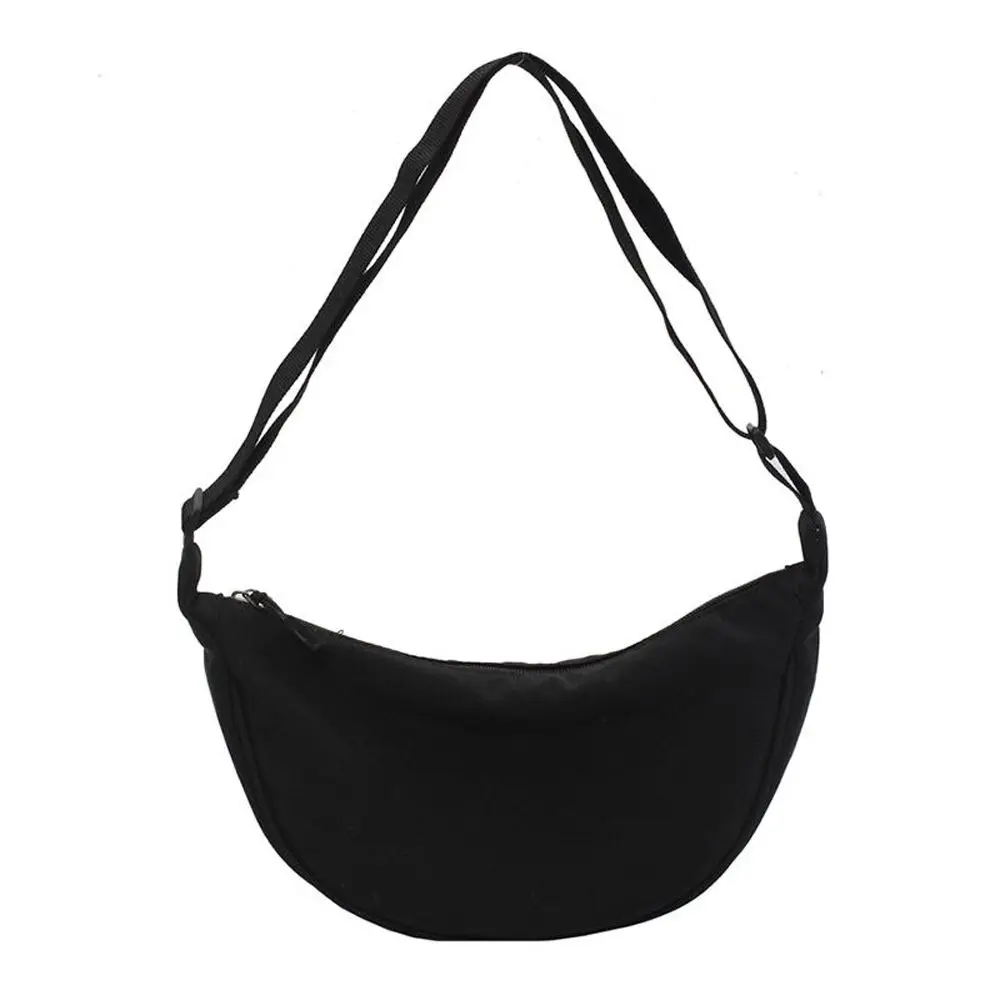 Trendy Vintage For Girls Solid Nylon Handbag Single Shoulder Bags Crossbody Bag Korean Dumpling Bags Women Messenger Bags Trendy Vintage For Girls Solid Nylon Handbag Single Shoulder Bags Crossbody Bag Korean Dumpling Bags Women Messenger Bags