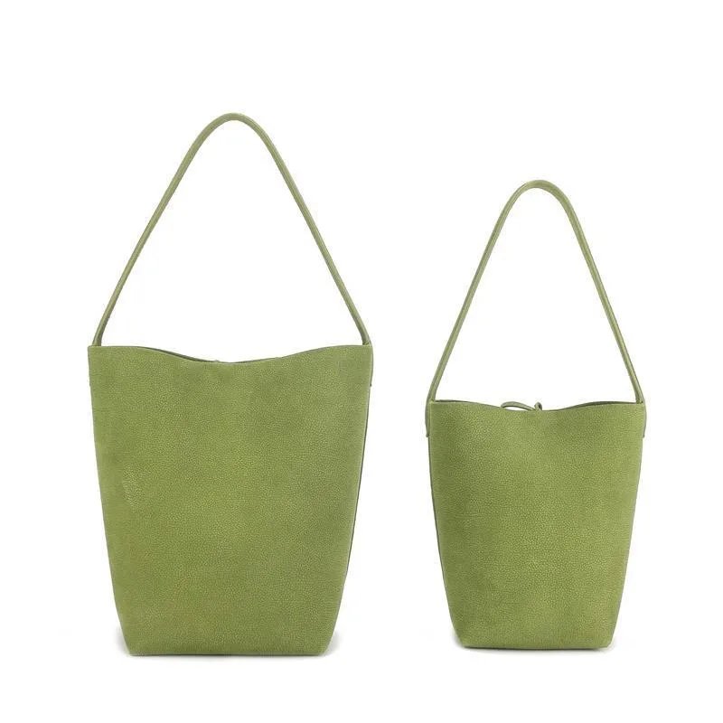 Motingsome Soft Cowhdie Minimalism Women Bucket Bag Elegant French Style Lady Large Tote Bag Luxury Thick Real Leather Bag 2022 Motingsome Soft Cowhdie Minimalism Women Bucket Bag Elegant French Style Lady Large Tote Bag Luxury Thick Real Leather Bag 2022