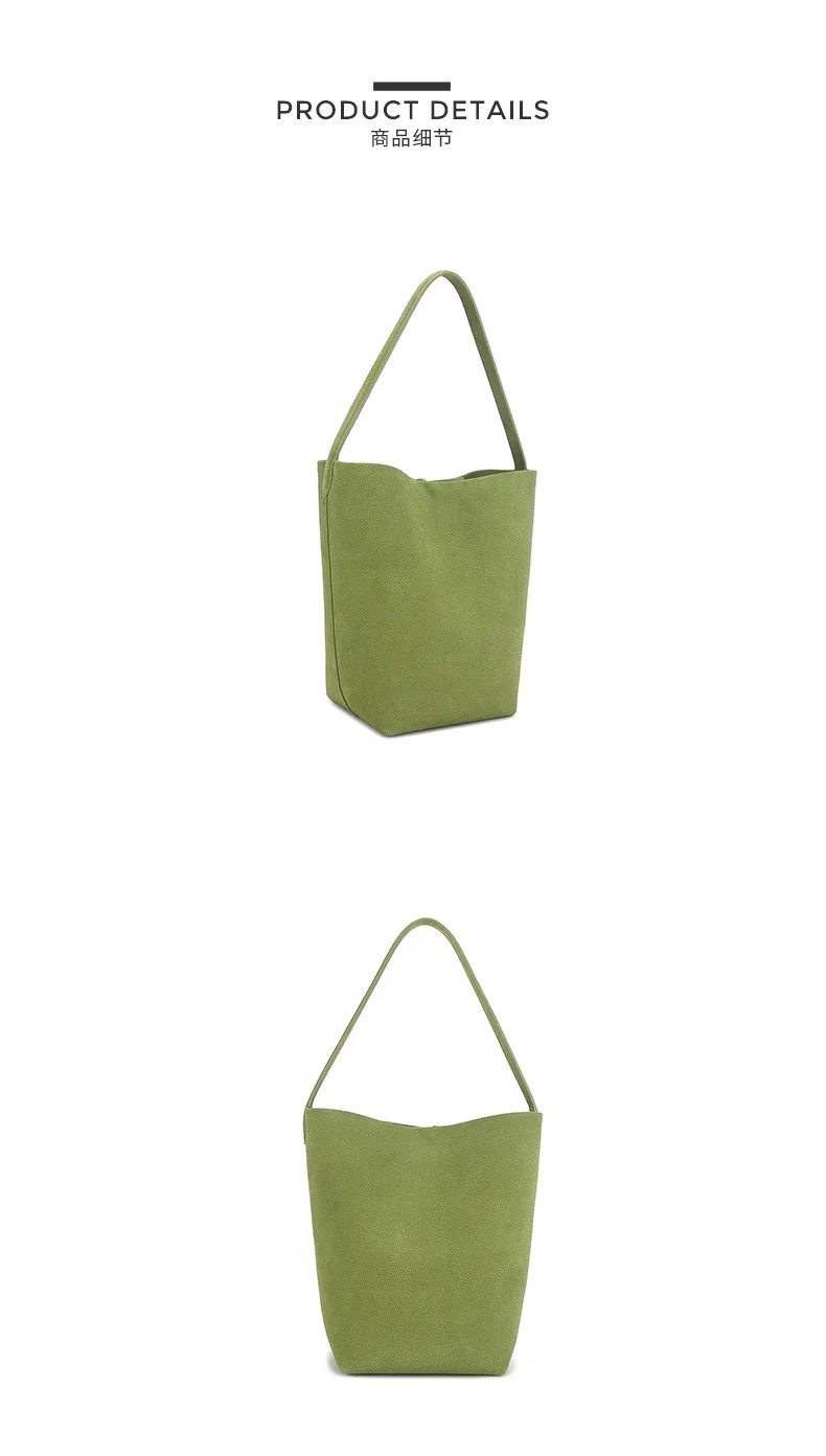 Motingsome Soft Cowhdie Minimalism Women Bucket Bag Elegant French Style Lady Large Tote Bag Luxury Thick Real Leather Bag 2022 Motingsome Soft Cowhdie Minimalism Women Bucket Bag Elegant French Style Lady Large Tote Bag Luxury Thick Real Leather Bag 2022