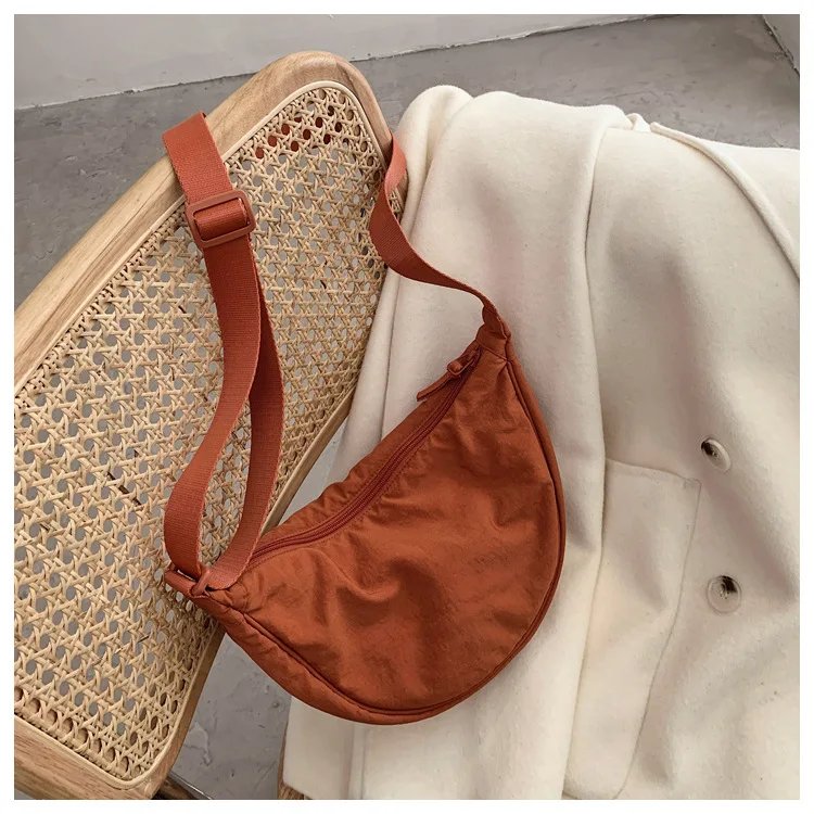 Casual Nylon Hobos Crossbody Bag for Women Designer Shoulder Bags Large Capacity Tote Lady Travel Shopper Bag Female Purses 2023