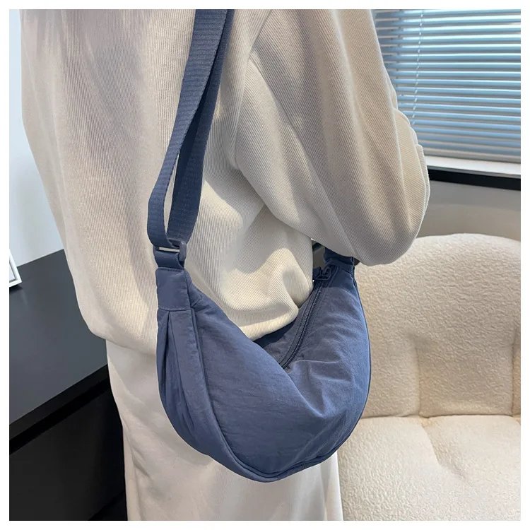 Casual Nylon Hobos Crossbody Bag for Women Designer Shoulder Bags Large Capacity Tote Lady Travel Shopper Bag Female Purses 2023