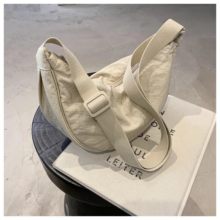 Casual Nylon Hobos Crossbody Bag for Women Designer Shoulder Bags Large Capacity Tote Lady Travel Shopper Bag Female Purses 2023