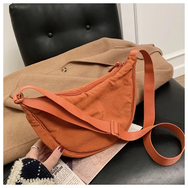 Casual Nylon Hobos Crossbody Bag for Women Designer Shoulder Bags Large Capacity Tote Lady Travel Shopper Bag Female Purses 2023