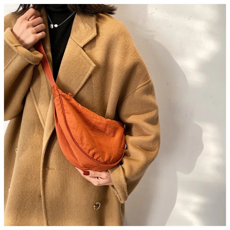 Casual Nylon Hobos Crossbody Bag for Women Designer Shoulder Bags Large Capacity Tote Lady Travel Shopper Bag Female Purses 2023