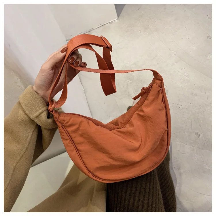 Casual Nylon Hobos Crossbody Bag for Women Designer Shoulder Bags Large Capacity Tote Lady Travel Shopper Bag Female Purses 2023